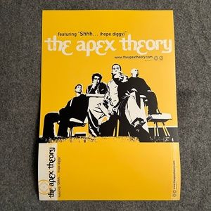 THE APEX THEORY 2001 12x17" Double-Sided Tour Poster